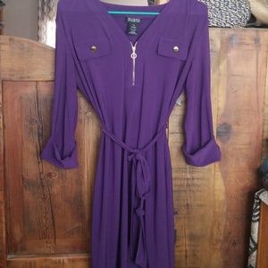 Flattering dark purple dress, Medium